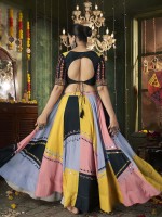 Multicolor Maslin Cotton Readymade Navratri Lehenga Choli